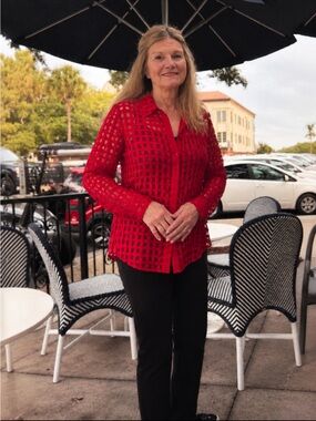Woman’s top Red 1X